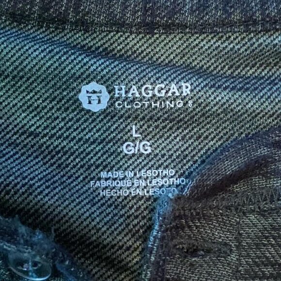 Like new men's Haggar black long sleeve pullover - Picture 2 of 3